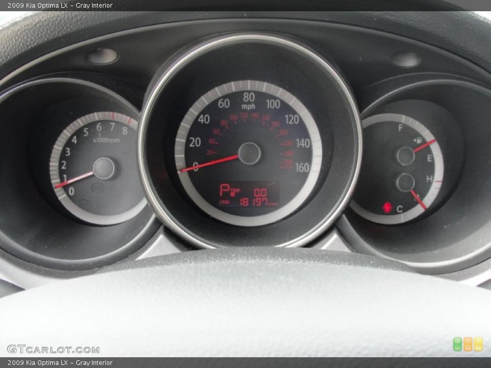 Gray Interior Gauges for the 2009 Kia Optima LX #46477710