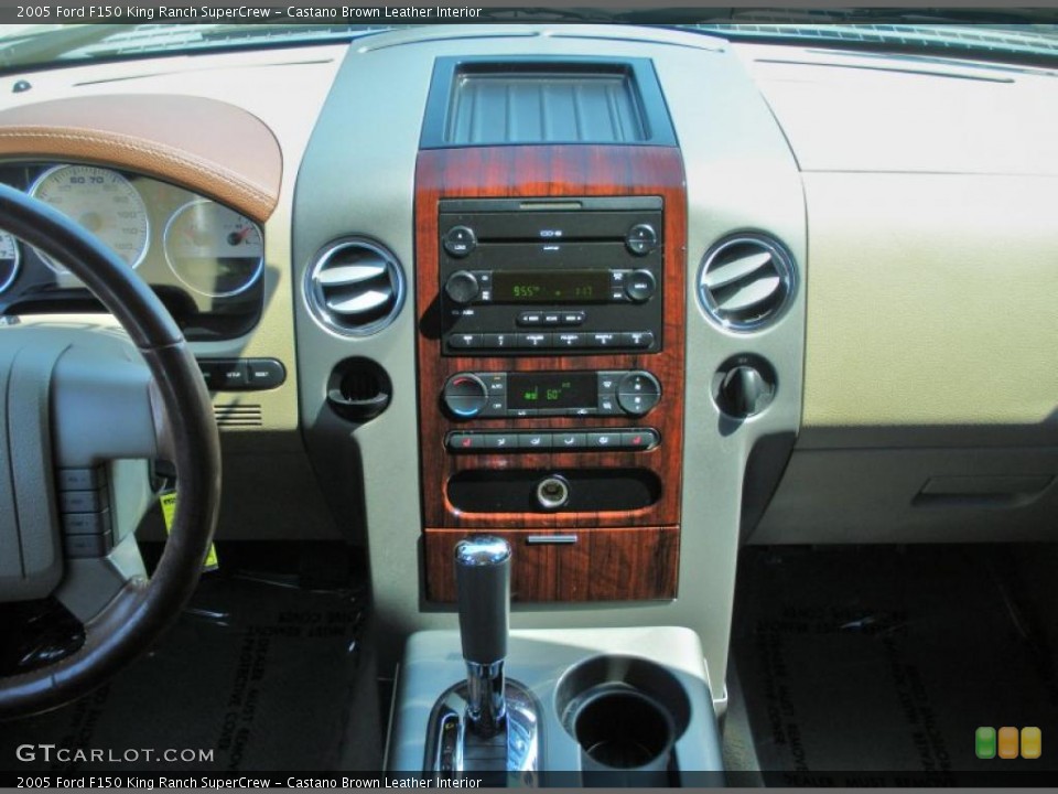 Castano Brown Leather Interior Dashboard for the 2005 Ford F150 King Ranch SuperCrew #46478100