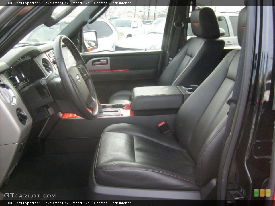 Charcoal Black Interior Photo for the 2008 Ford Expedition Funkmaster Flex Limited 4x4 #46478346