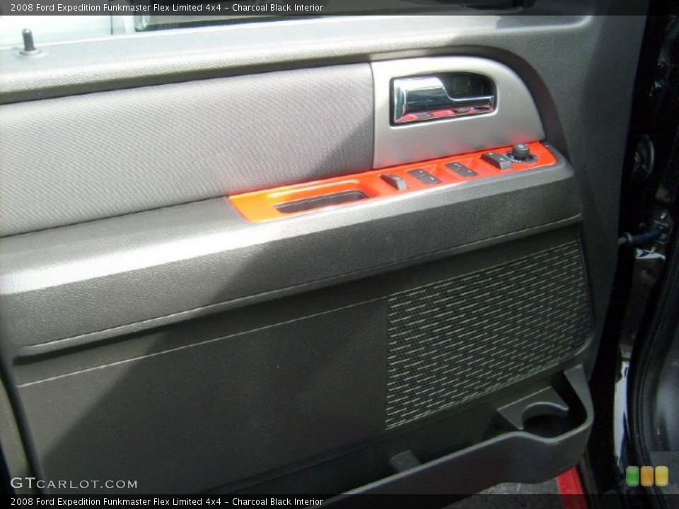 Charcoal Black Interior Door Panel for the 2008 Ford Expedition Funkmaster Flex Limited 4x4 #46478388