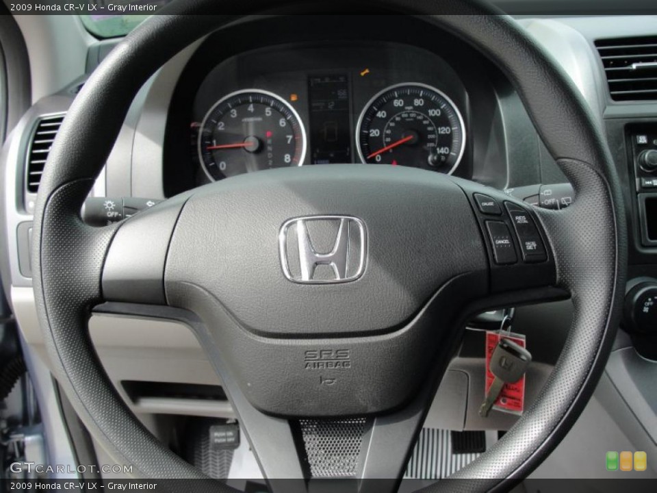 Gray Interior Steering Wheel for the 2009 Honda CR-V LX #46478466