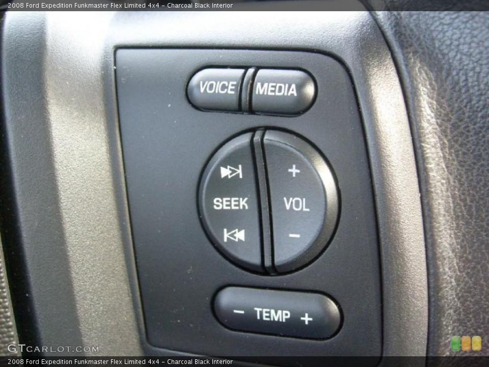 Charcoal Black Interior Controls for the 2008 Ford Expedition Funkmaster Flex Limited 4x4 #46478487