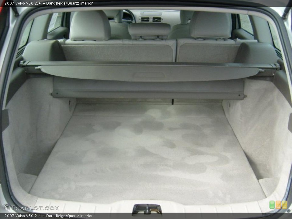 Dark Beige/Quartz Interior Trunk for the 2007 Volvo V50 2.4i #46478757