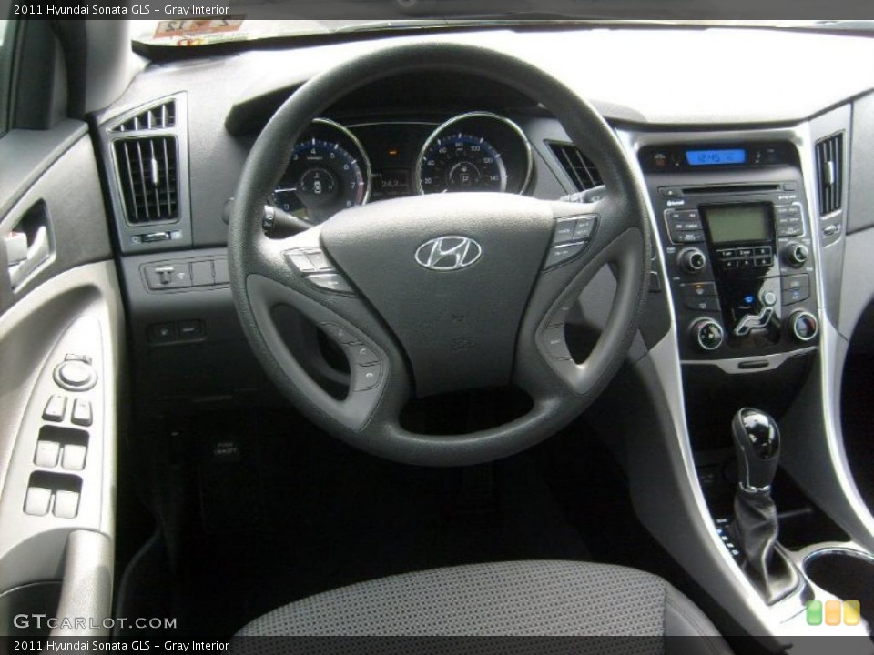 Gray Interior Dashboard for the 2011 Hyundai Sonata GLS #46479942