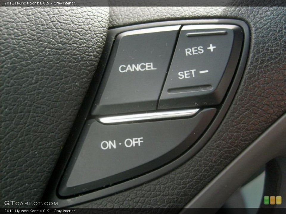 Gray Interior Controls for the 2011 Hyundai Sonata GLS #46480023