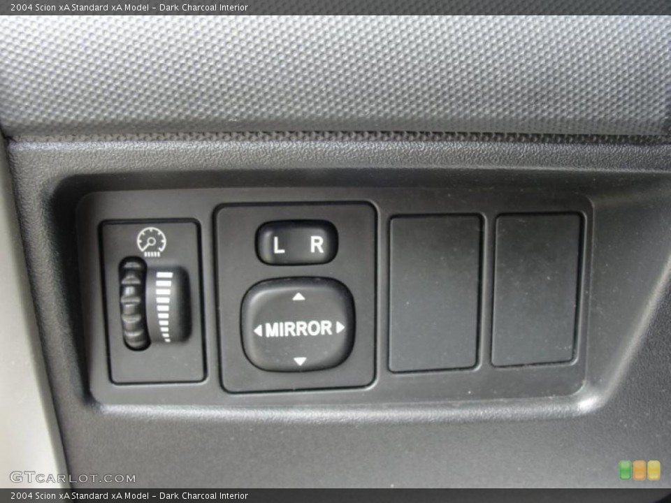 Dark Charcoal Interior Controls for the 2004 Scion xA  #46481358