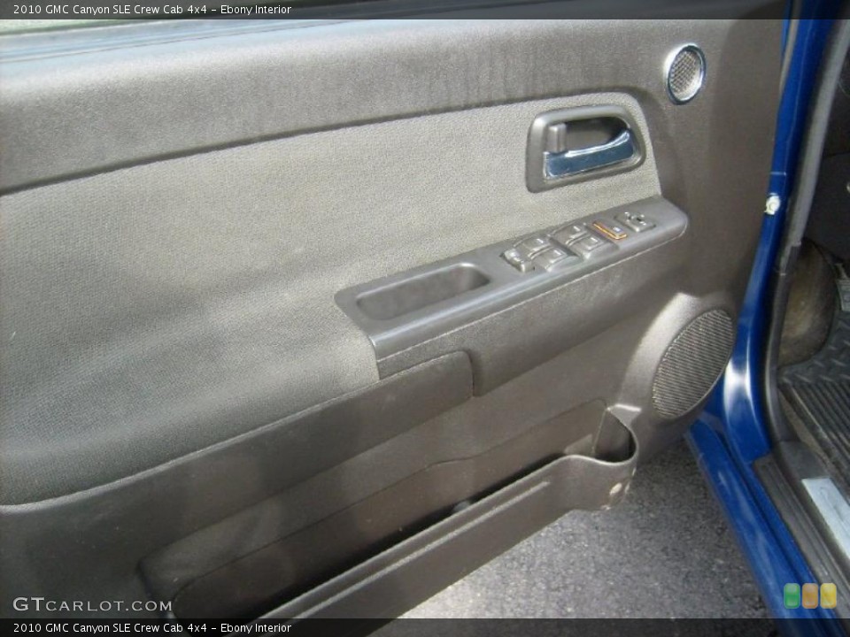 Ebony Interior Door Panel for the 2010 GMC Canyon SLE Crew Cab 4x4 #46481742