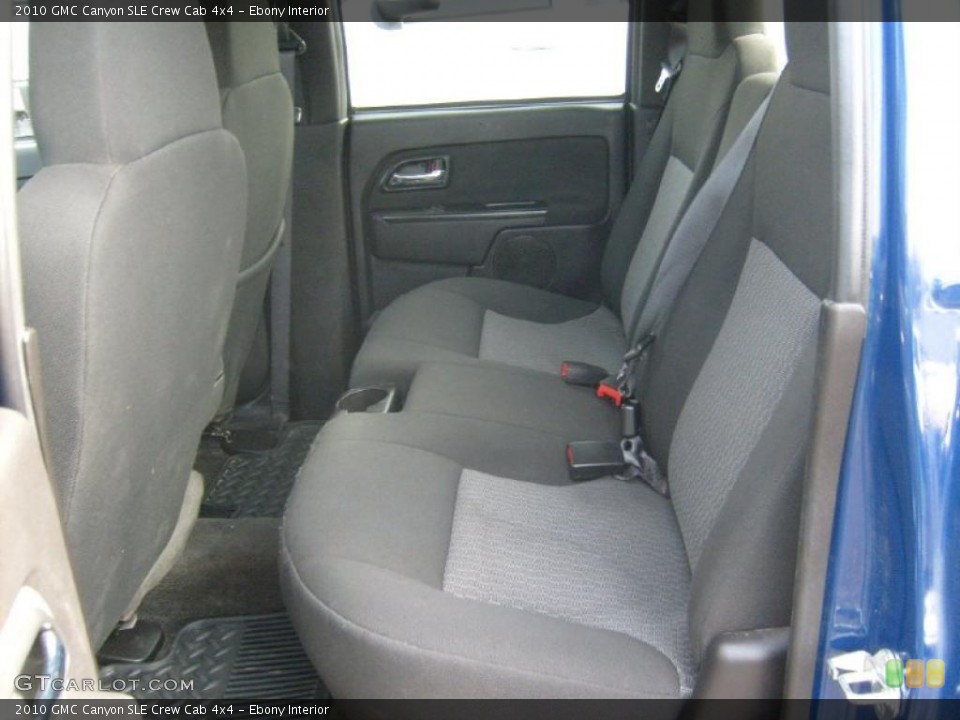 Ebony Interior Photo for the 2010 GMC Canyon SLE Crew Cab 4x4 #46481754