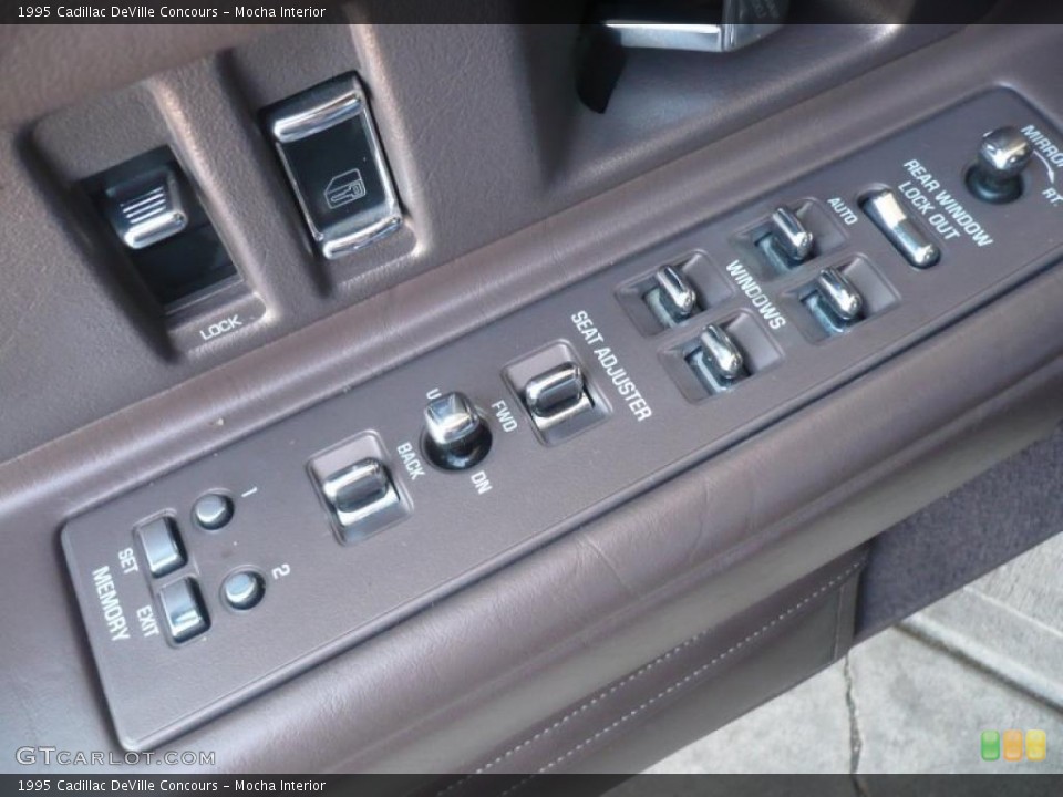 Mocha Interior Controls for the 1995 Cadillac DeVille Concours #46482021
