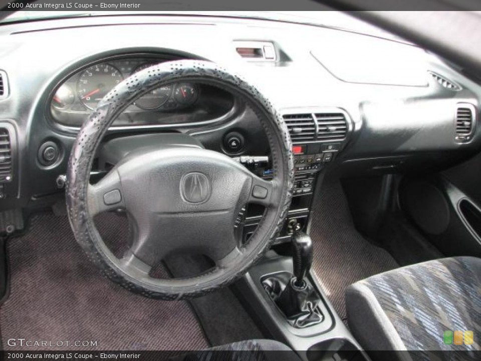 Ebony Interior Dashboard for the 2000 Acura Integra LS Coupe #46482144