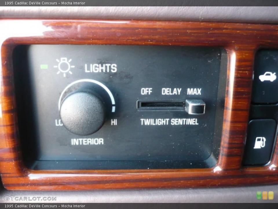 Mocha Interior Controls for the 1995 Cadillac DeVille Concours #46482192