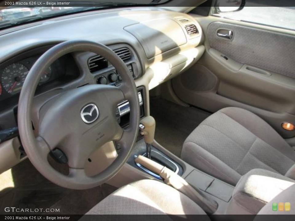 Beige Interior Photo for the 2001 Mazda 626 LX #46482438