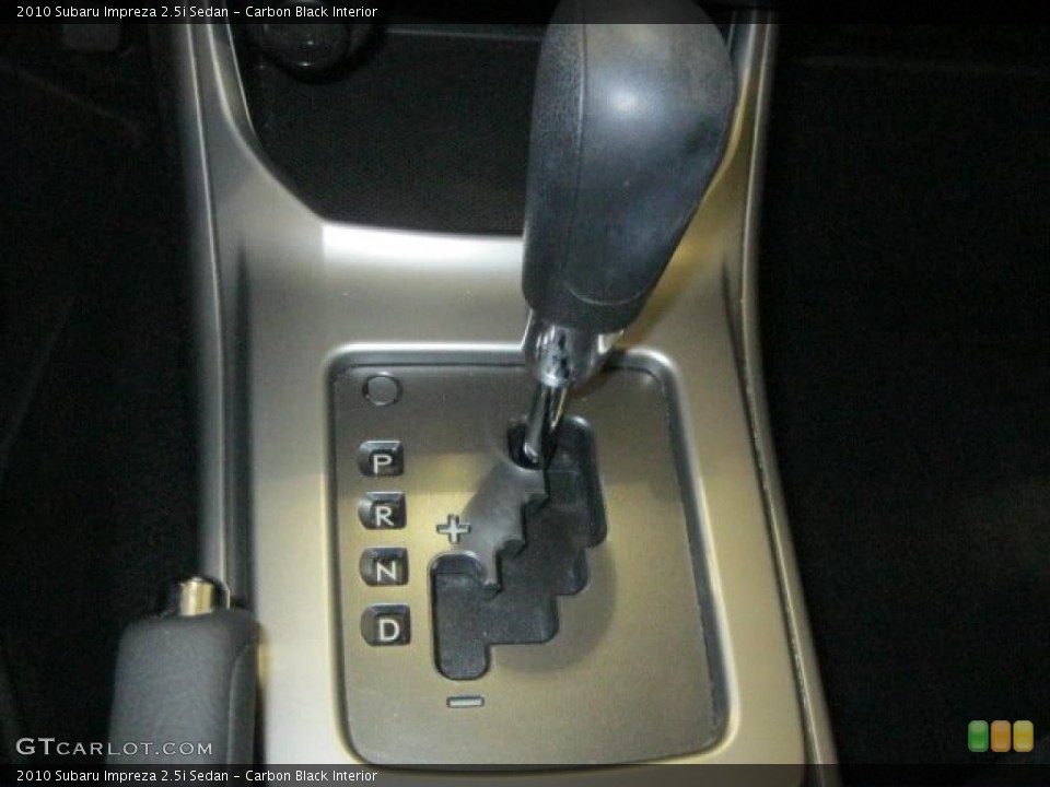 Carbon Black Interior Transmission for the 2010 Subaru Impreza 2.5i Sedan #46482762