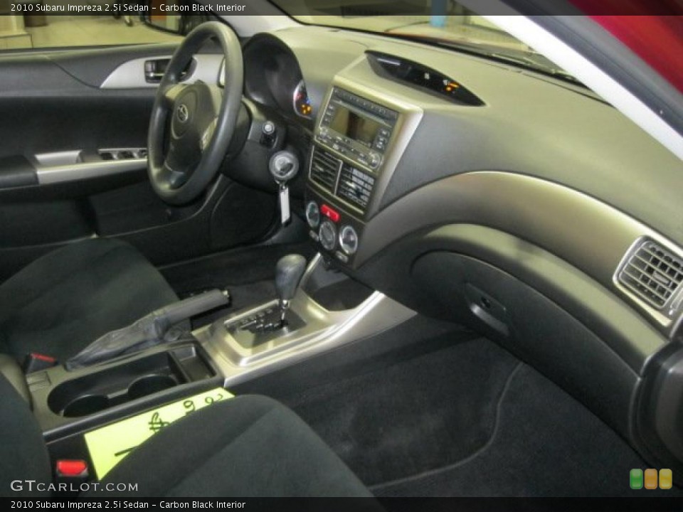 Carbon Black Interior Dashboard for the 2010 Subaru Impreza 2.5i Sedan #46482858