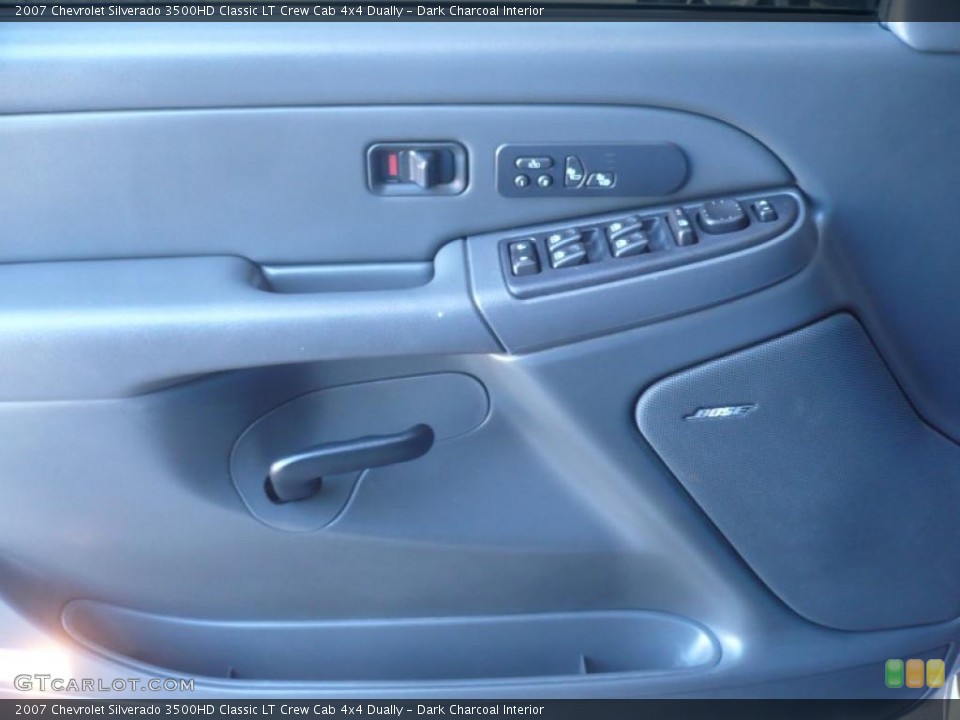 Dark Charcoal Interior Door Panel for the 2007 Chevrolet Silverado 3500HD Classic LT Crew Cab 4x4 Dually #46482888