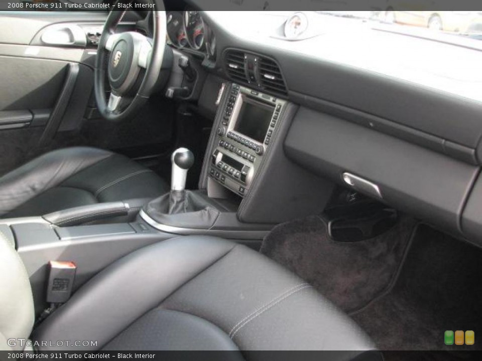 Black Interior Photo for the 2008 Porsche 911 Turbo Cabriolet #46482957