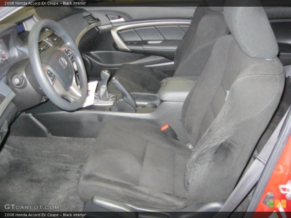 Black Interior Photo for the 2008 Honda Accord EX Coupe #46483131