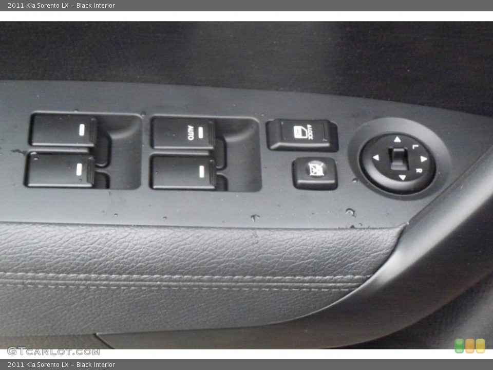 Black Interior Controls for the 2011 Kia Sorento LX #46483446