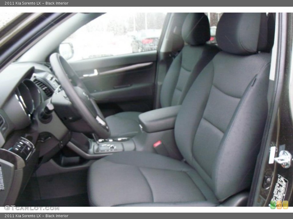 Black Interior Photo for the 2011 Kia Sorento LX #46483509