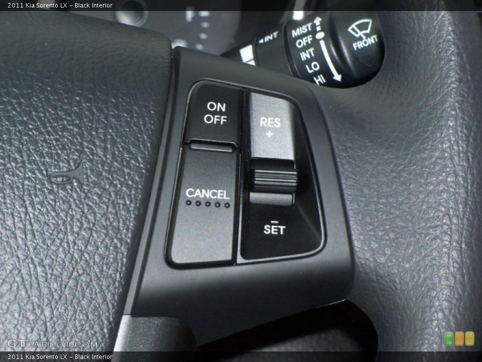 Black Interior Controls for the 2011 Kia Sorento LX #46483605
