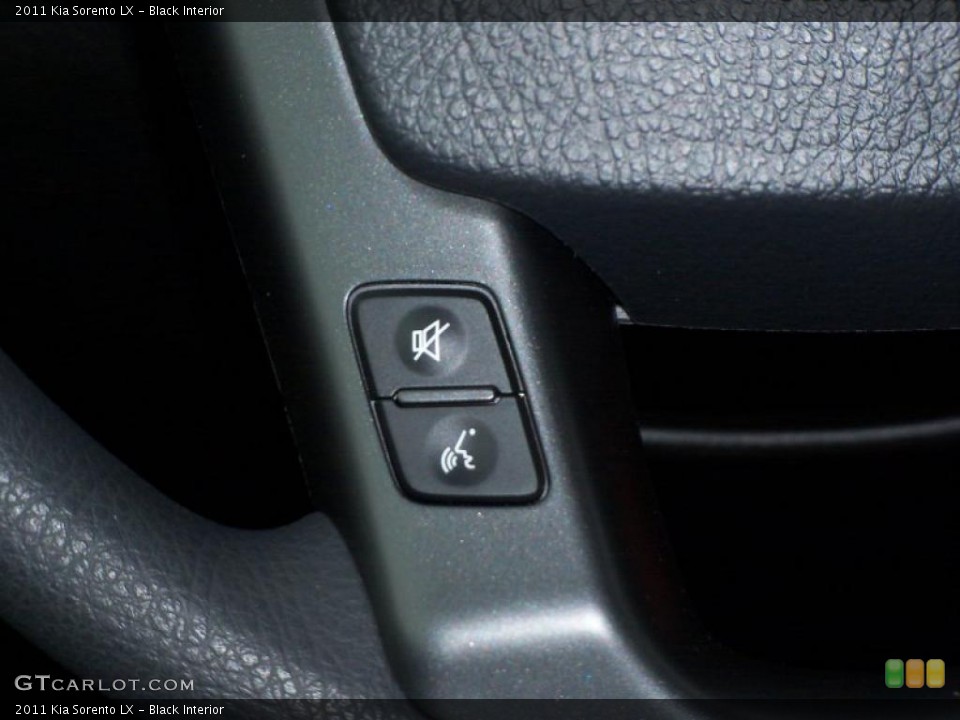 Black Interior Controls for the 2011 Kia Sorento LX #46483620