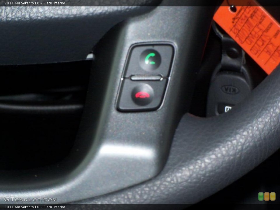 Black Interior Controls for the 2011 Kia Sorento LX #46483626