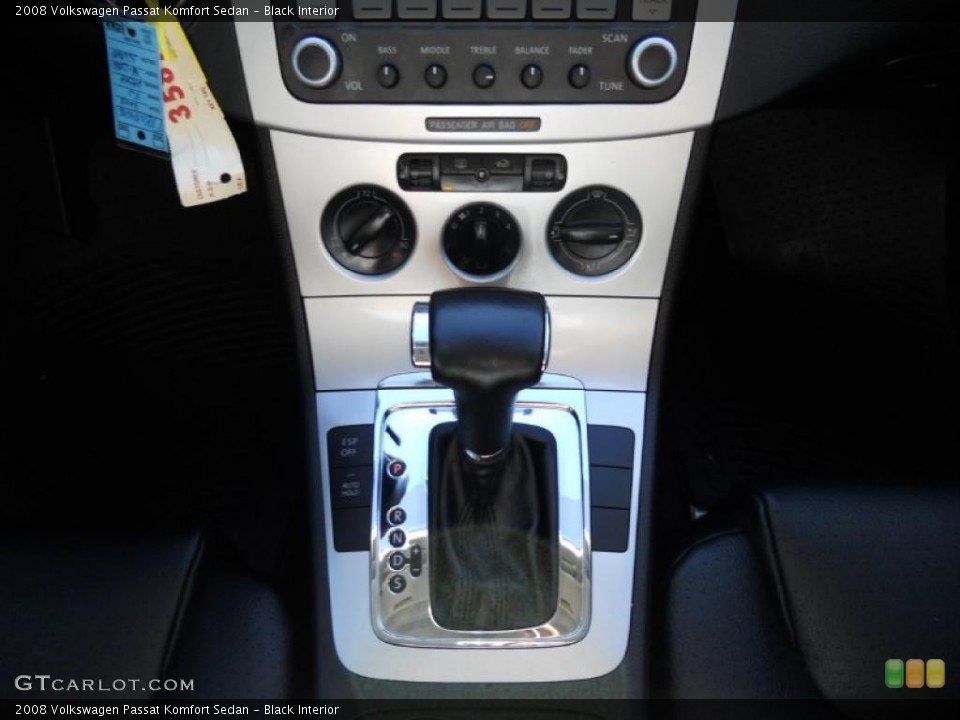 Black Interior Transmission for the 2008 Volkswagen Passat Komfort Sedan #46483677