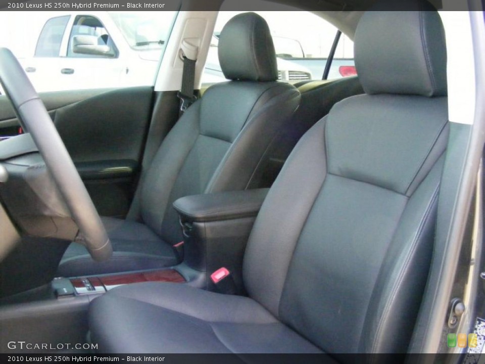 Black Interior Photo for the 2010 Lexus HS 250h Hybrid Premium #46484310