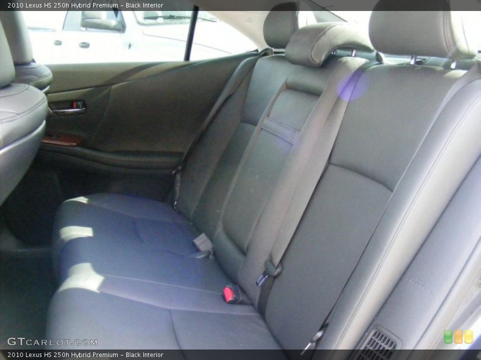 Black Interior Photo for the 2010 Lexus HS 250h Hybrid Premium #46484328