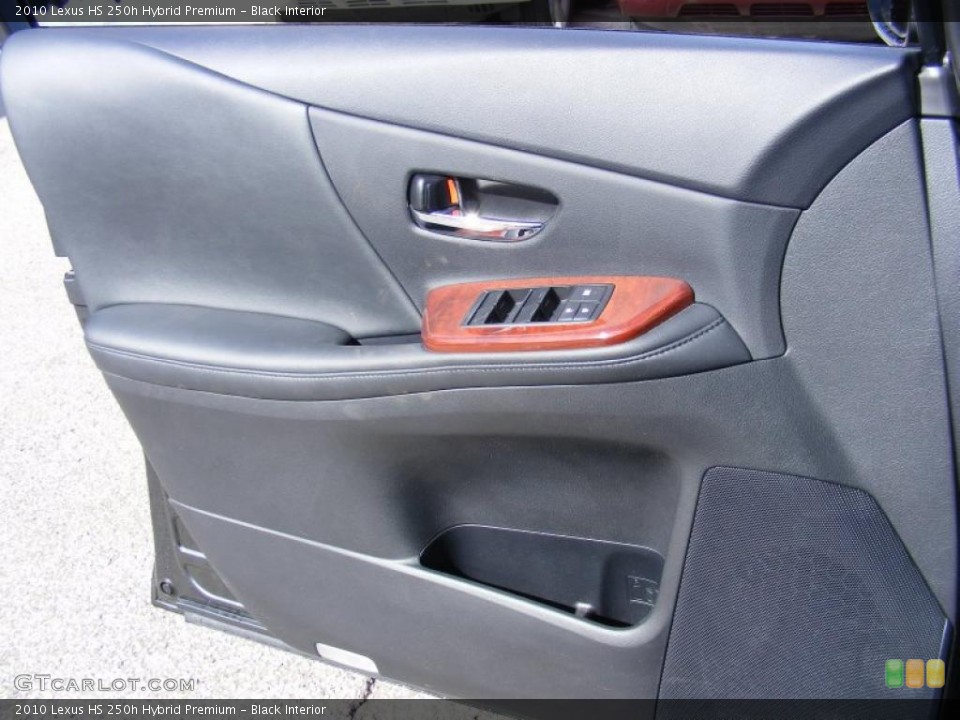 Black Interior Door Panel for the 2010 Lexus HS 250h Hybrid Premium #46484550