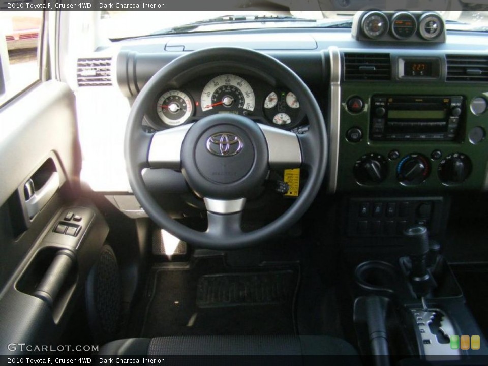 Dark Charcoal Interior Dashboard for the 2010 Toyota FJ Cruiser 4WD #46484913