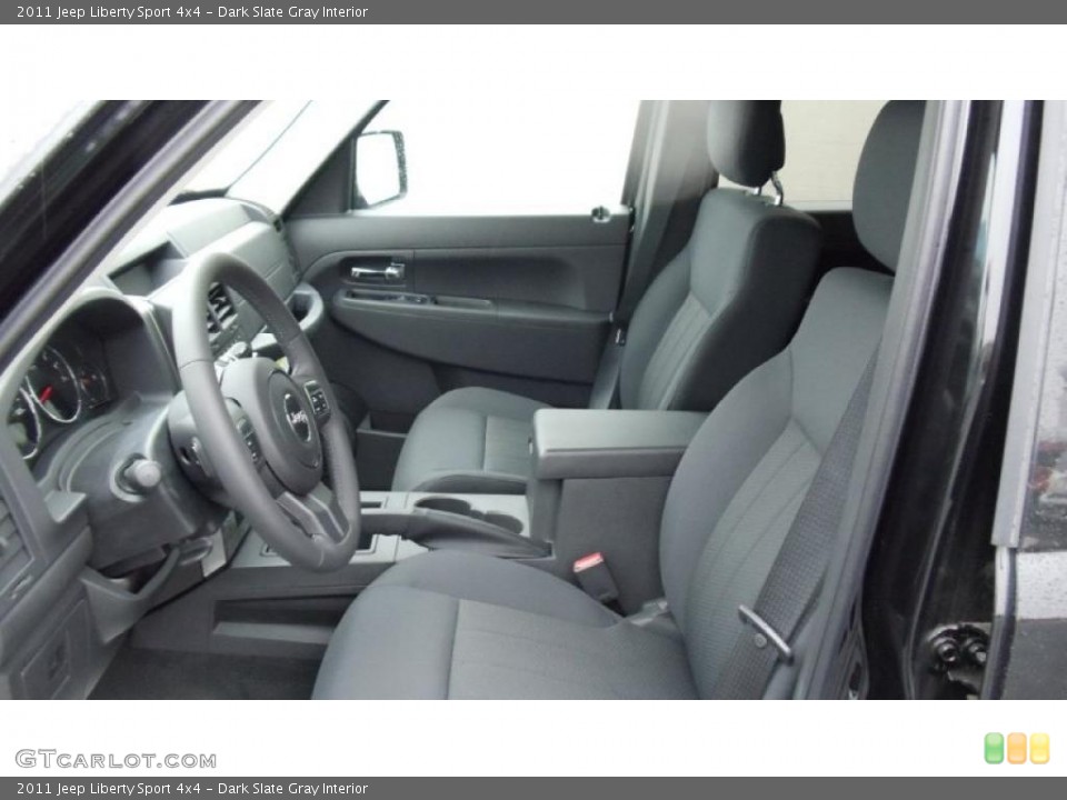 Dark Slate Gray Interior Photo for the 2011 Jeep Liberty Sport 4x4 #46484928