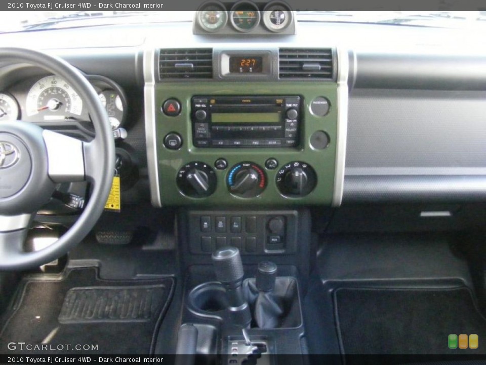 Dark Charcoal Interior Dashboard for the 2010 Toyota FJ Cruiser 4WD #46484997