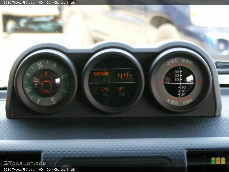 Dark Charcoal Interior Gauges for the 2010 Toyota FJ Cruiser 4WD #46485006
