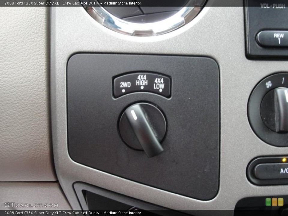 Medium Stone Interior Controls for the 2008 Ford F350 Super Duty XLT Crew Cab 4x4 Dually #46485192