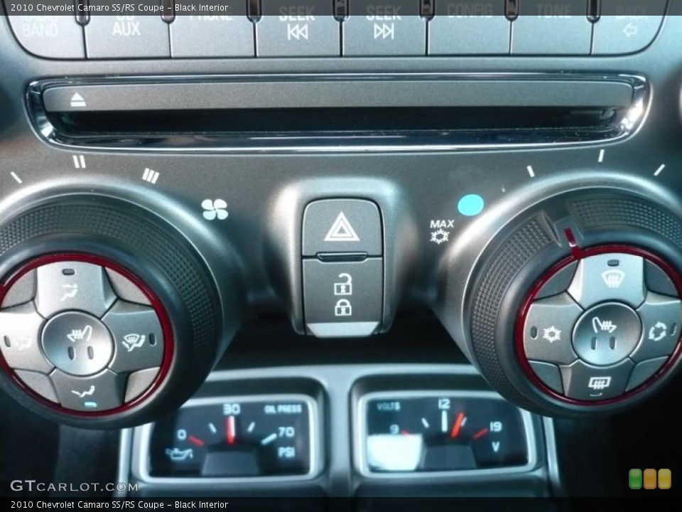Black Interior Controls for the 2010 Chevrolet Camaro SS/RS Coupe #46485279