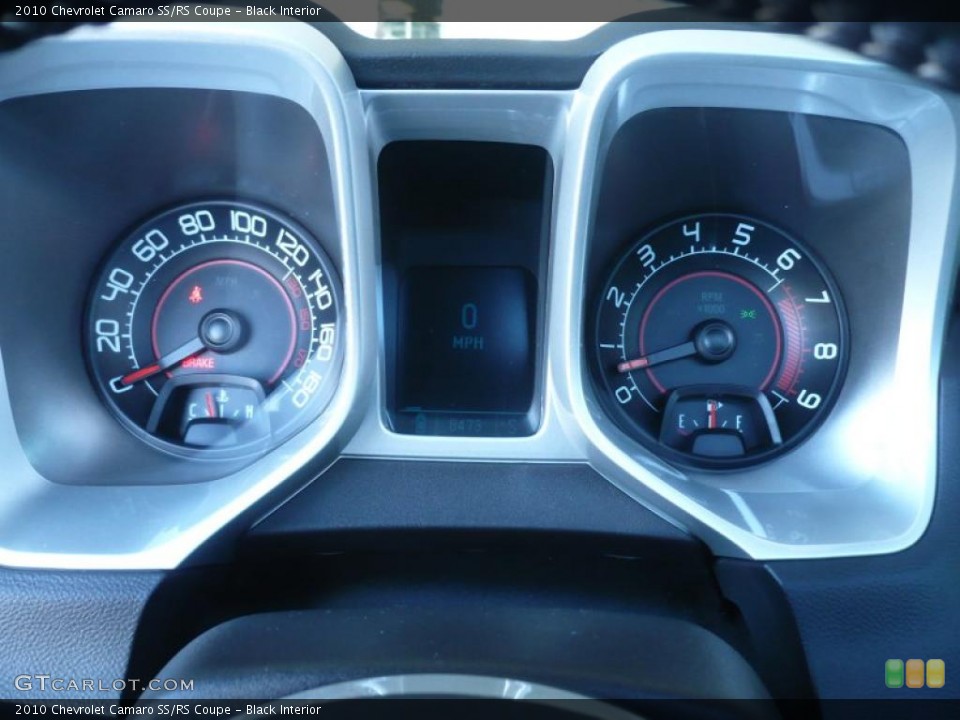 Black Interior Gauges for the 2010 Chevrolet Camaro SS/RS Coupe #46485384