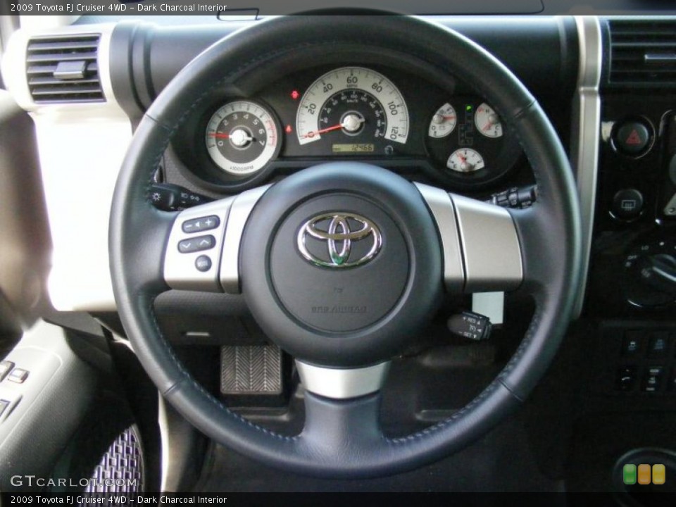 Dark Charcoal Interior Steering Wheel for the 2009 Toyota FJ Cruiser 4WD #46485414