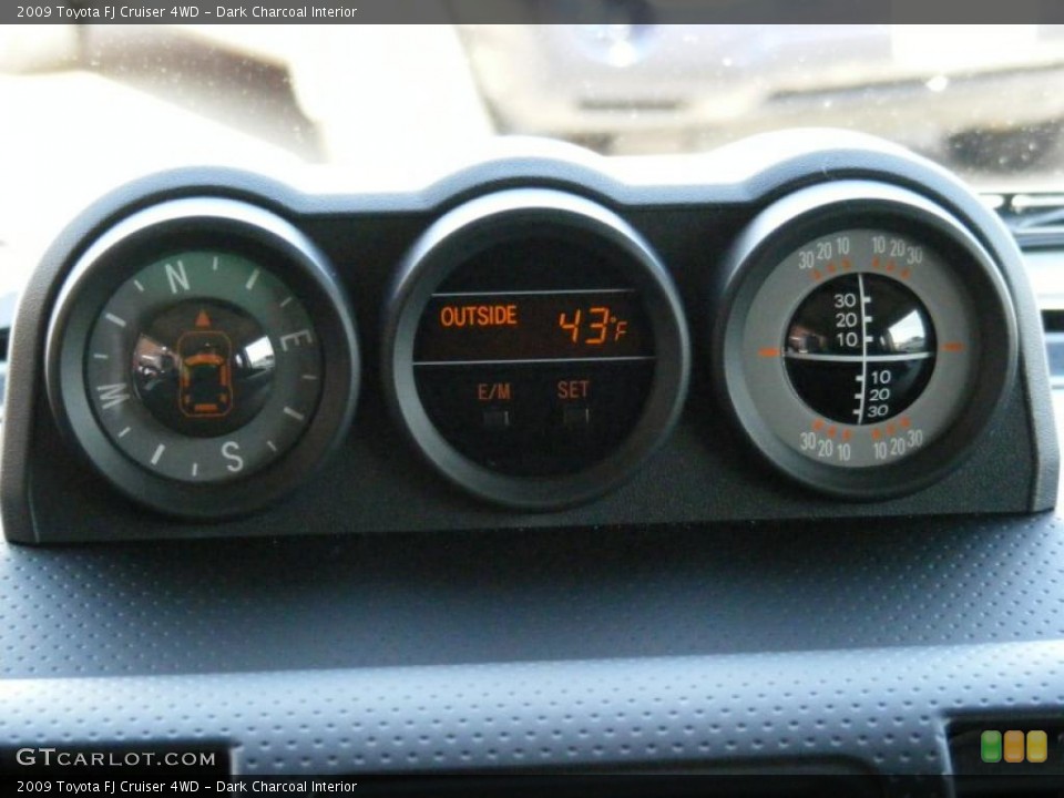 Dark Charcoal Interior Gauges for the 2009 Toyota FJ Cruiser 4WD #46485480