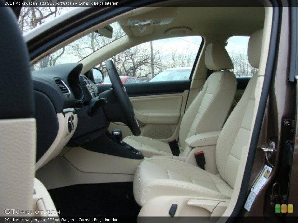 Cornsilk Beige Interior Photo for the 2011 Volkswagen Jetta SE SportWagen #46486215