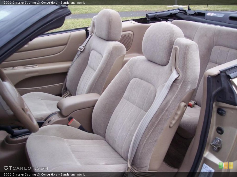 Sandstone Interior Photo for the 2001 Chrysler Sebring LX Convertible #46486434