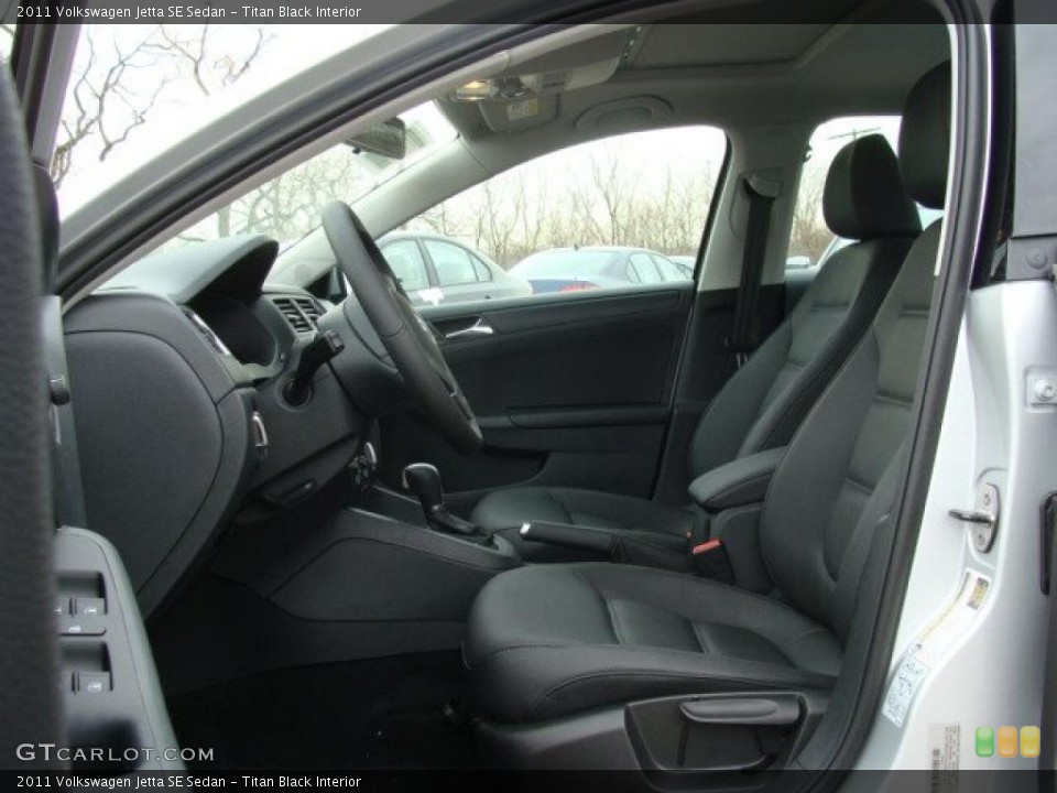 Titan Black Interior Photo for the 2011 Volkswagen Jetta SE Sedan #46486503
