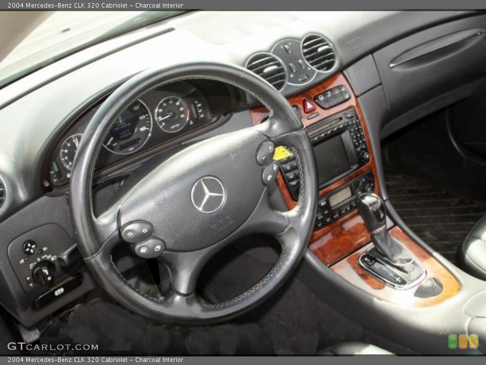 Charcoal Interior Dashboard for the 2004 Mercedes-Benz CLK 320 Cabriolet #46486515