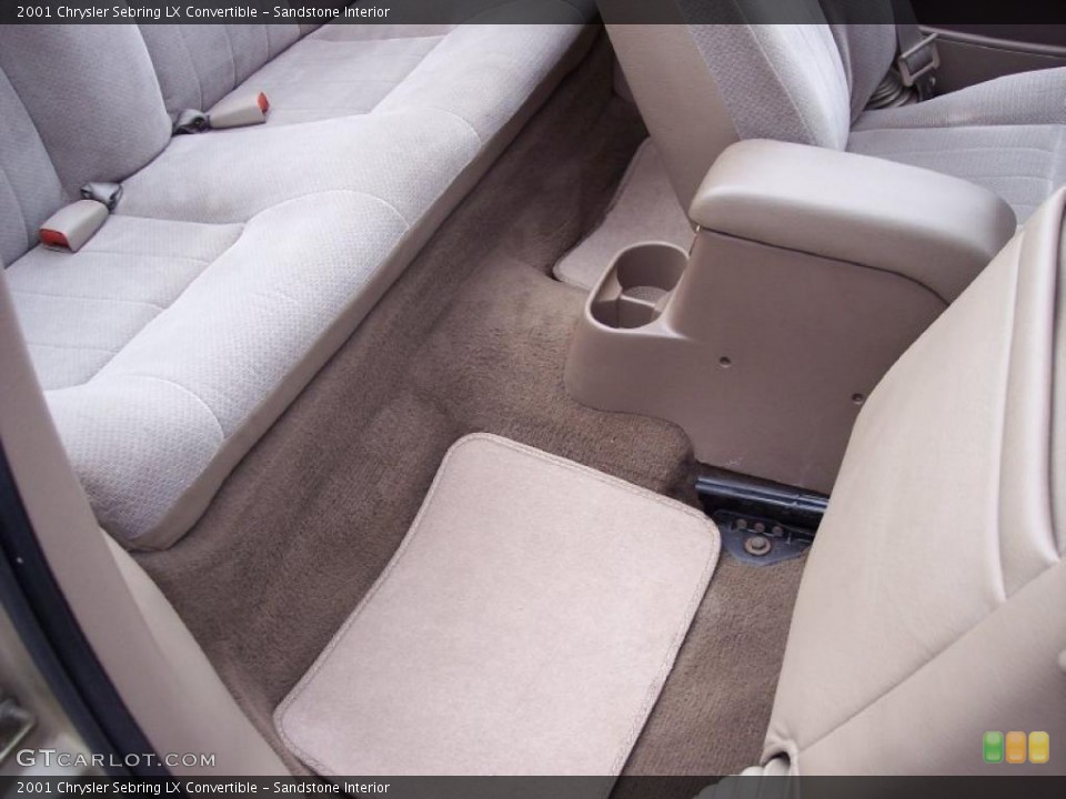 Sandstone Interior Photo for the 2001 Chrysler Sebring LX Convertible #46486599
