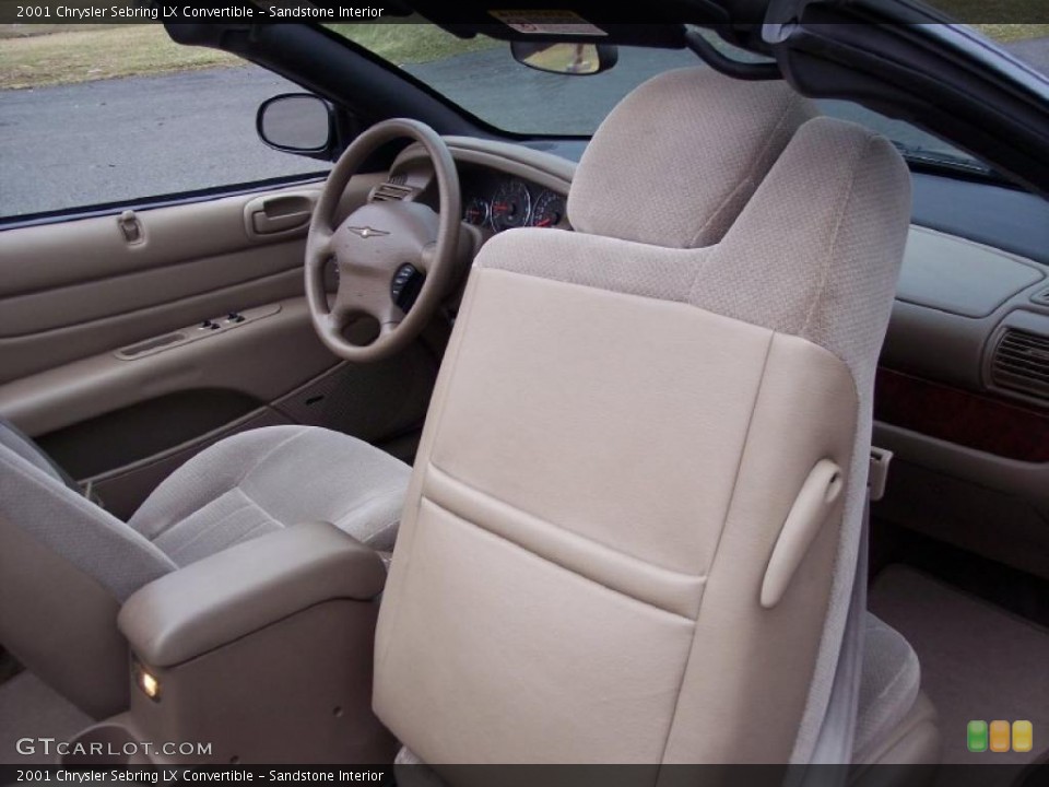 Sandstone Interior Photo for the 2001 Chrysler Sebring LX Convertible #46486614