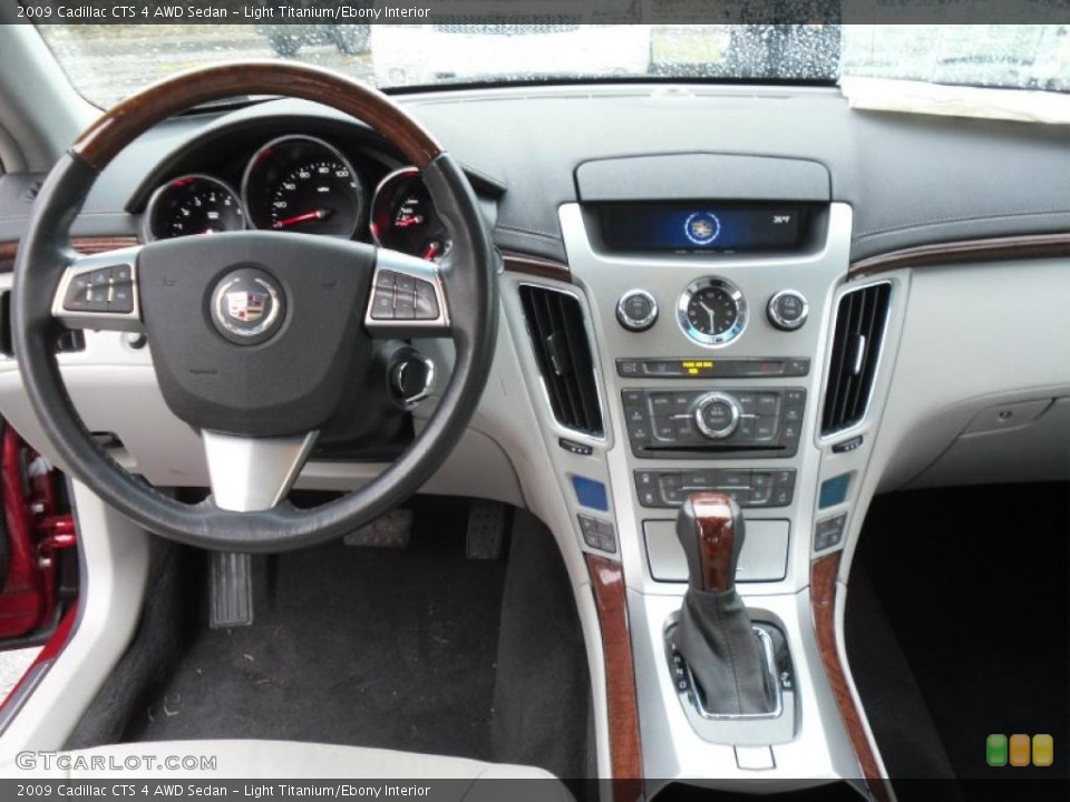 Light Titanium/Ebony Interior Dashboard for the 2009 Cadillac CTS 4 AWD Sedan #46486851