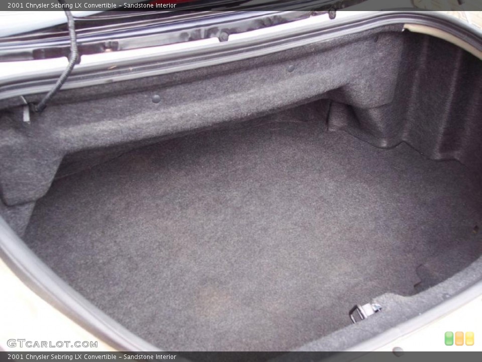 Sandstone Interior Trunk for the 2001 Chrysler Sebring LX Convertible #46486929