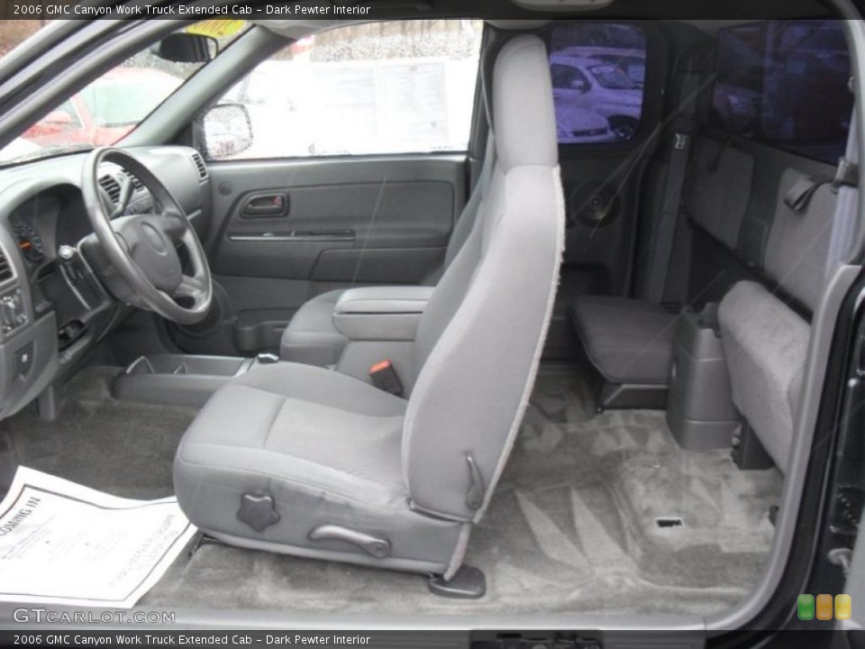 Dark Pewter Interior Photo for the 2006 GMC Canyon Work Truck Extended Cab #46487007