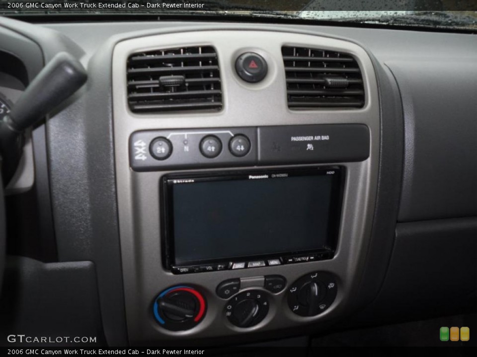 Dark Pewter Interior Controls for the 2006 GMC Canyon Work Truck Extended Cab #46487055