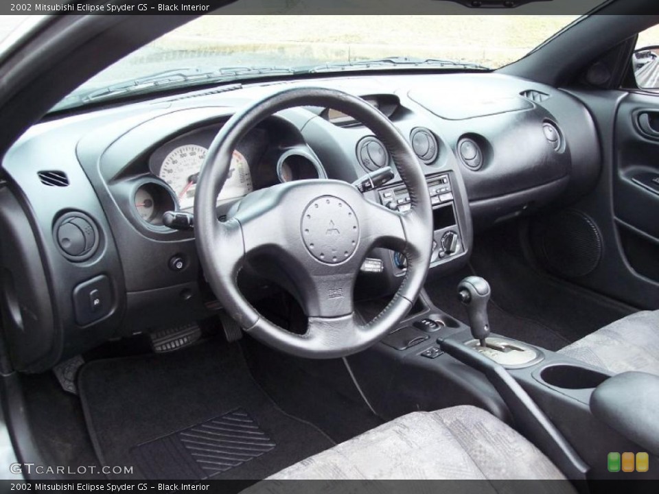 Black Interior Photo for the 2002 Mitsubishi Eclipse Spyder GS #46487496